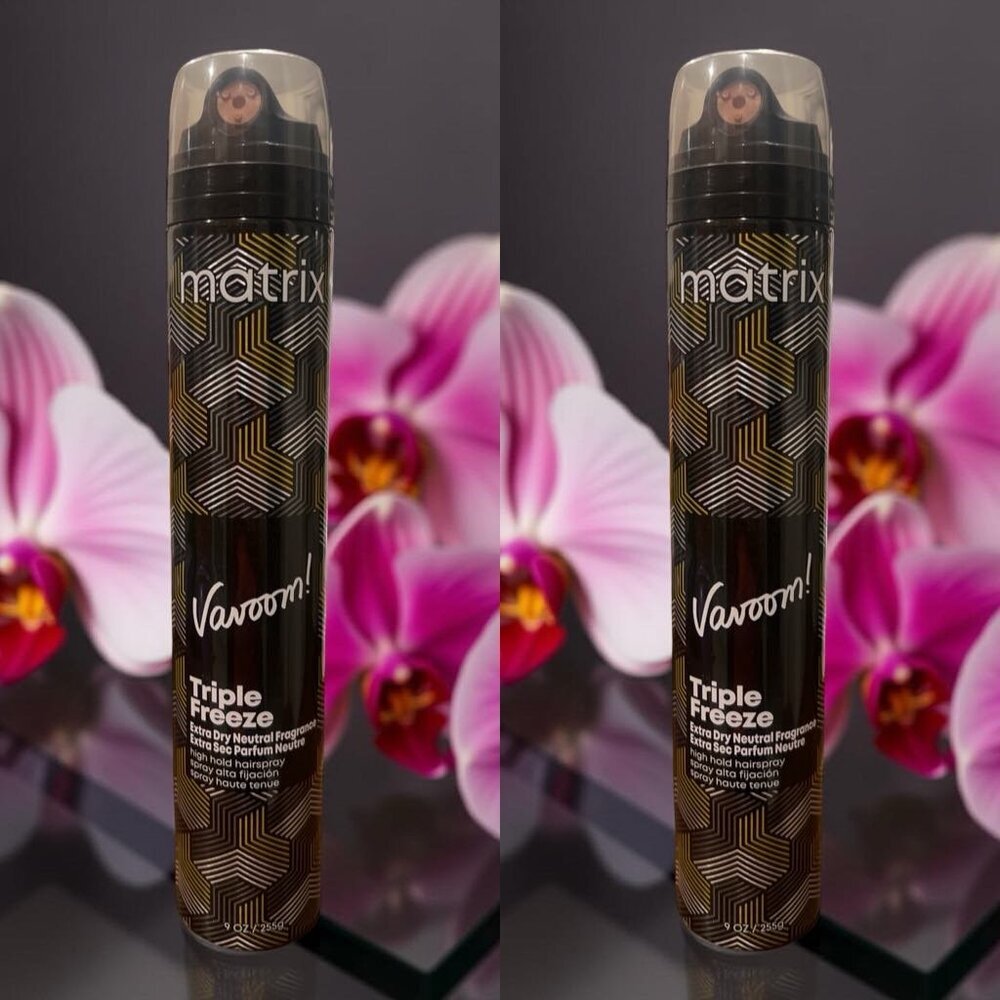 Matrix Vavoom Triple Freeze Extra Dry Hairspray 9 oz Neutral Fragrance_ 2 units